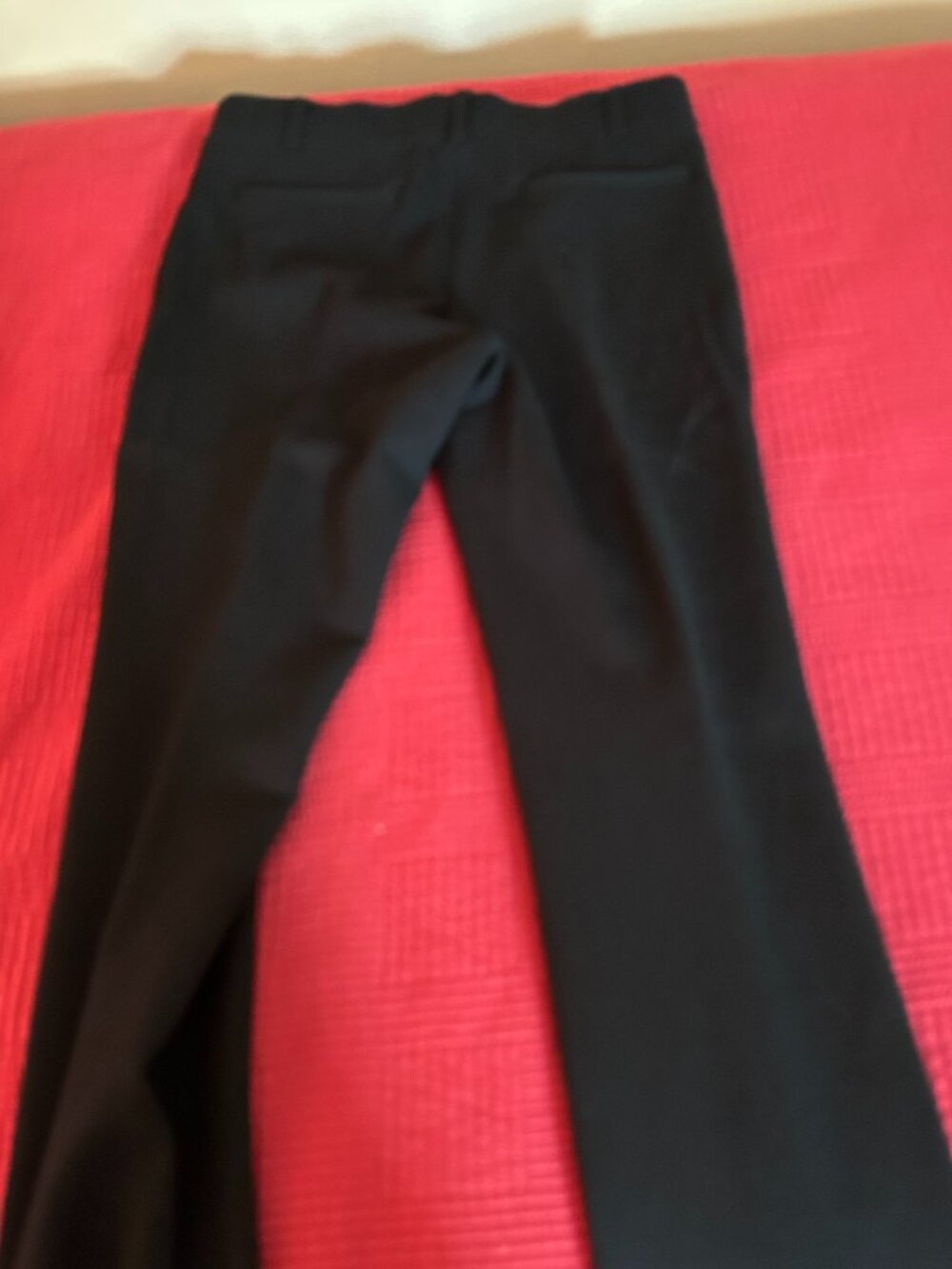QUINCE BLACK STRAIGHTLEG PANTS SIZE SMALL